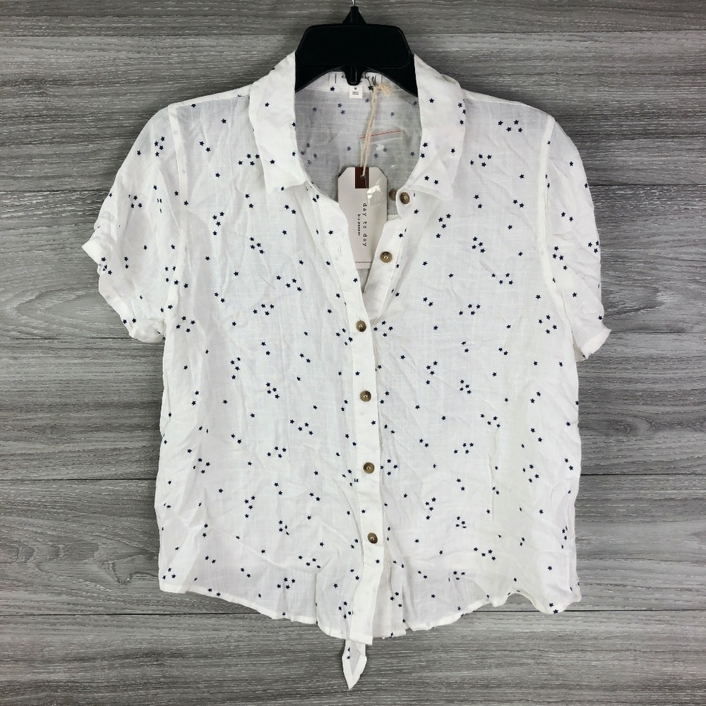 Blu Pepper Star Tie Back Top